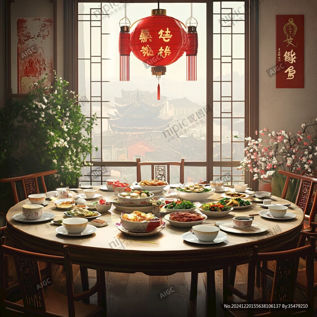 货节团圆饭年夜饭