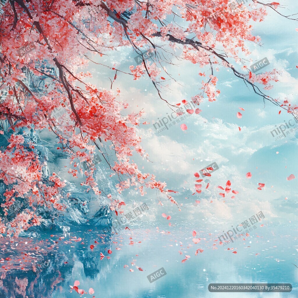 唯美梦幻枫叶