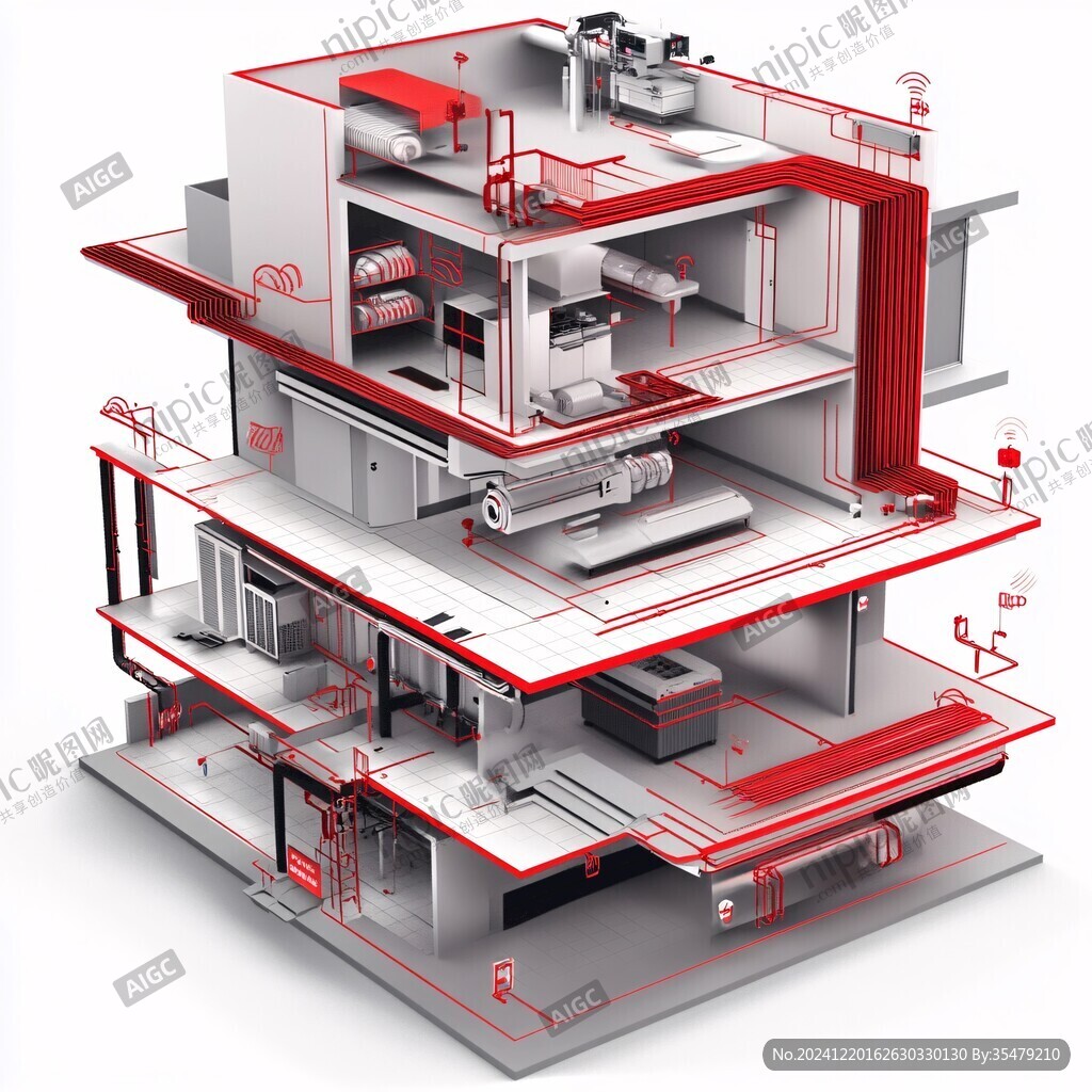 立体3d创意建筑