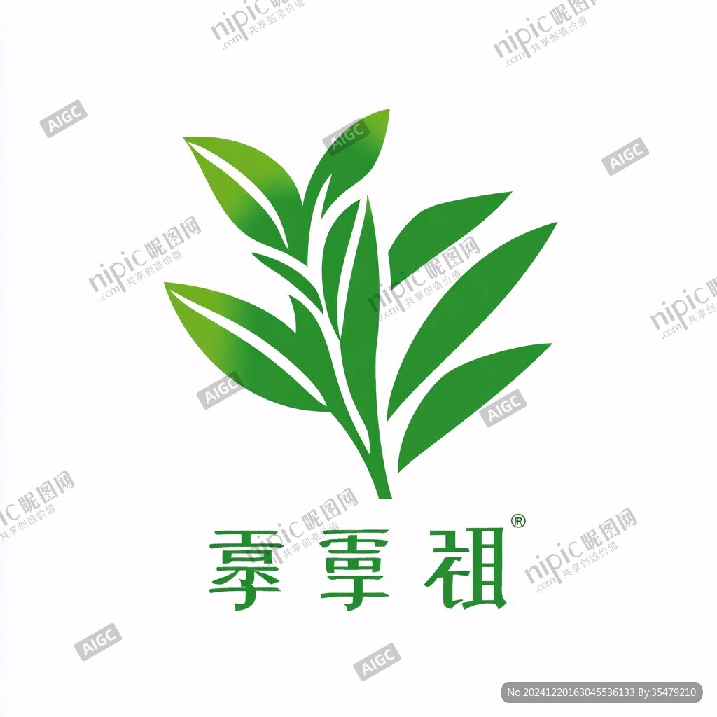 植物精油茶叶logo