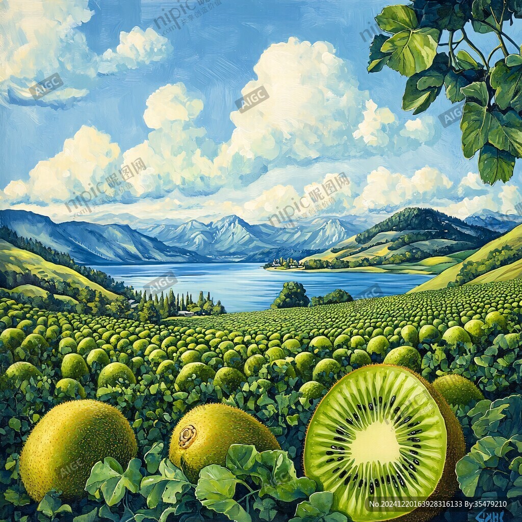 巨幅田园风景