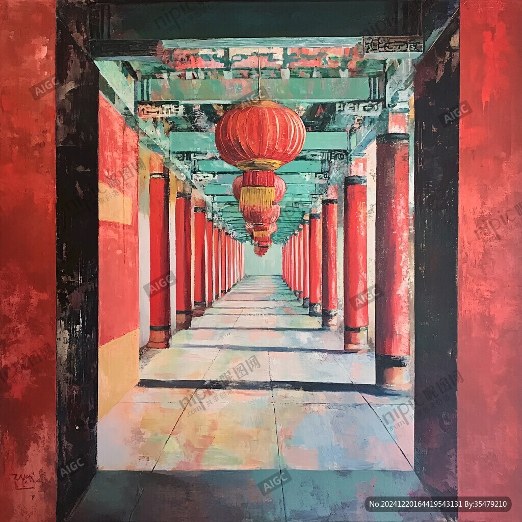 横店插画