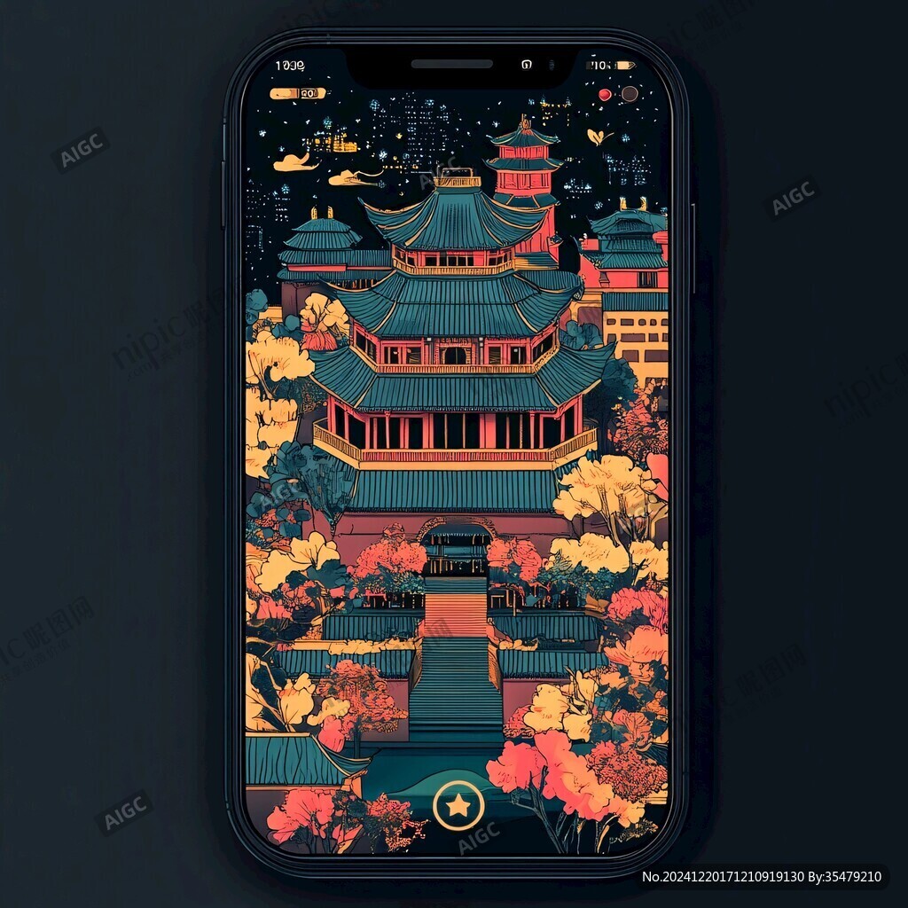 崇安阁插画