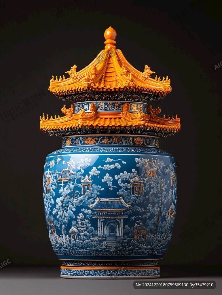 皇家宫殿吉祥缸