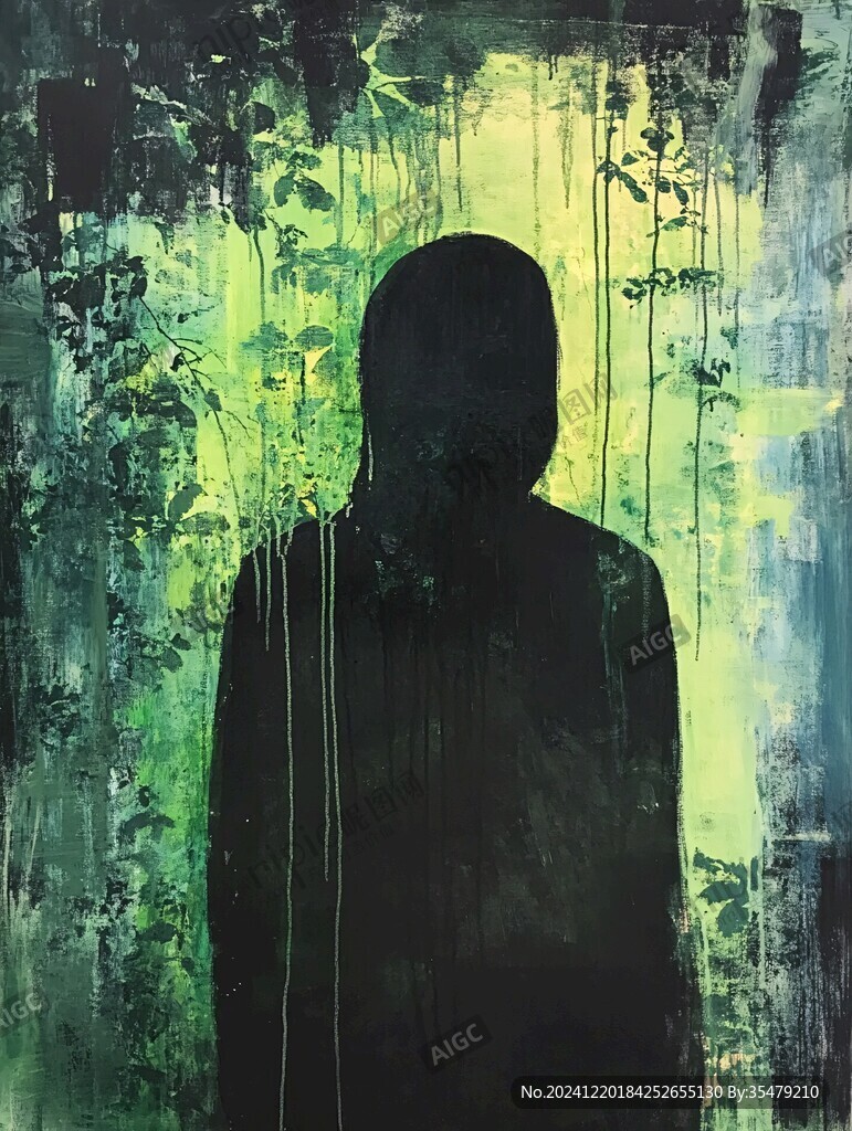 孤独的灵魂插画