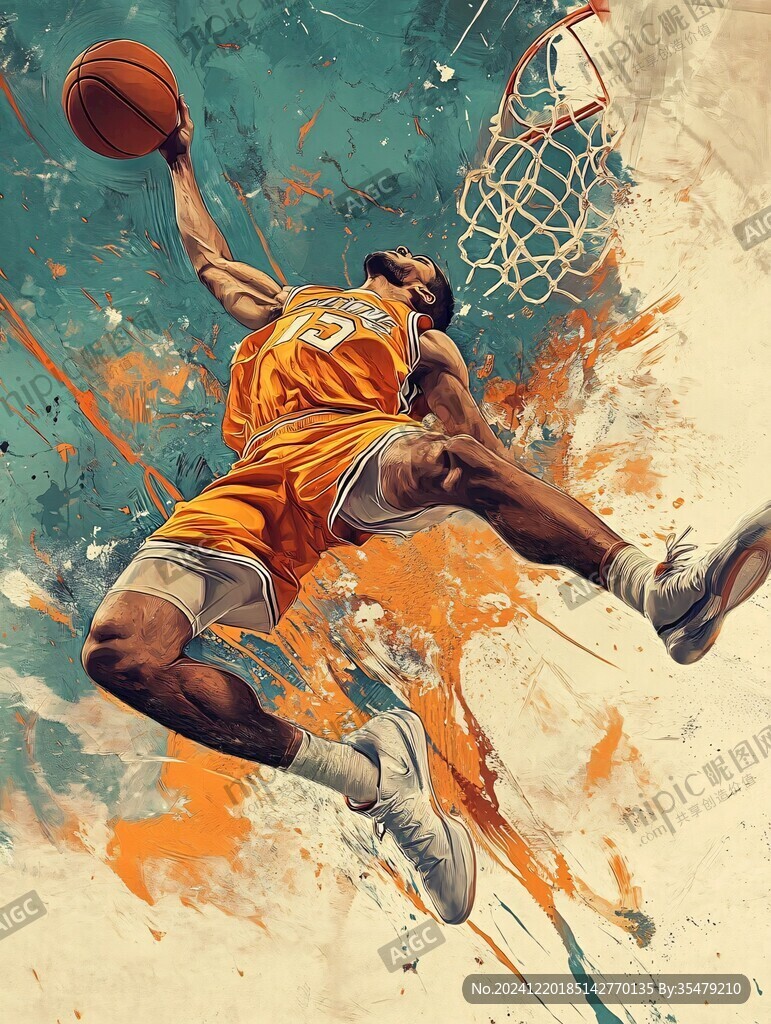 nba插画