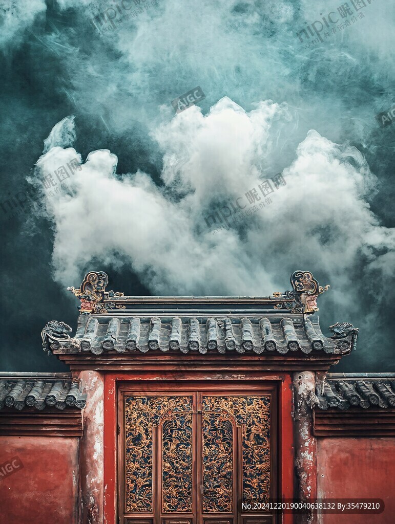 宫廷皇宫皇室云海传统