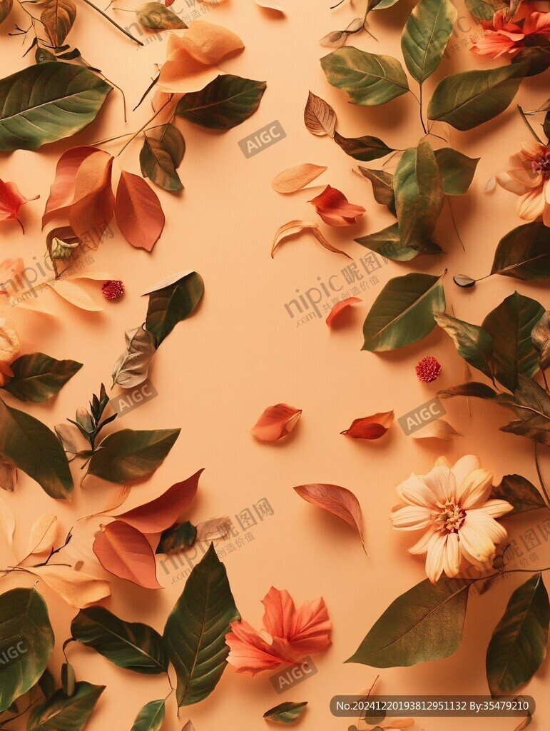 3d立体简约花