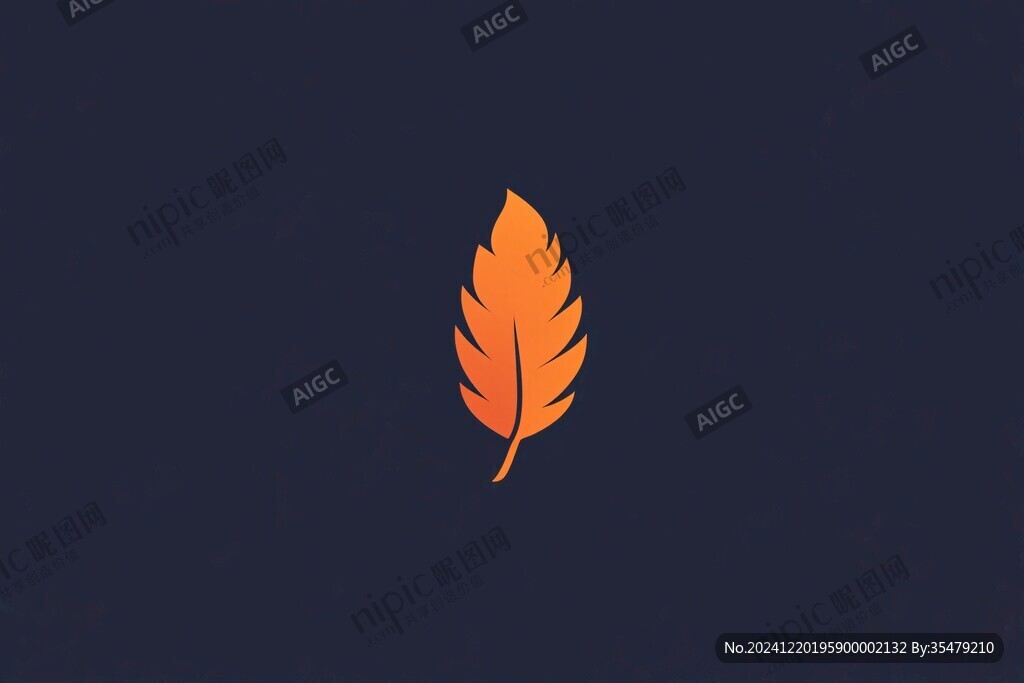 简约树叶