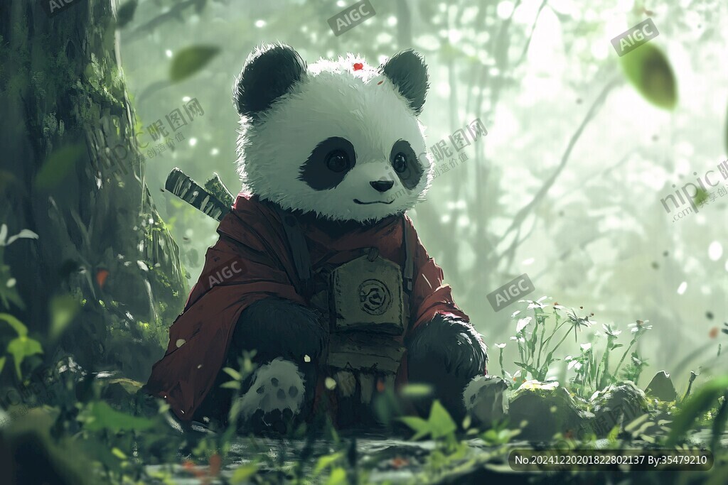 卡通熊猫壁纸