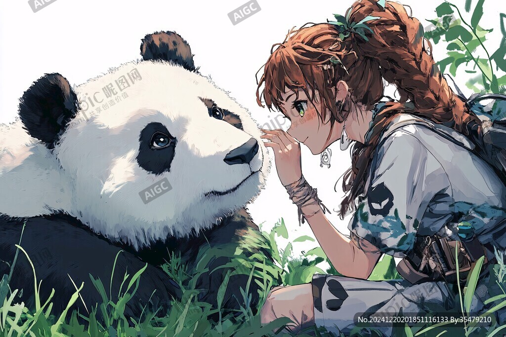 拟人大熊猫