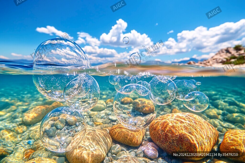 气泡海洋美图