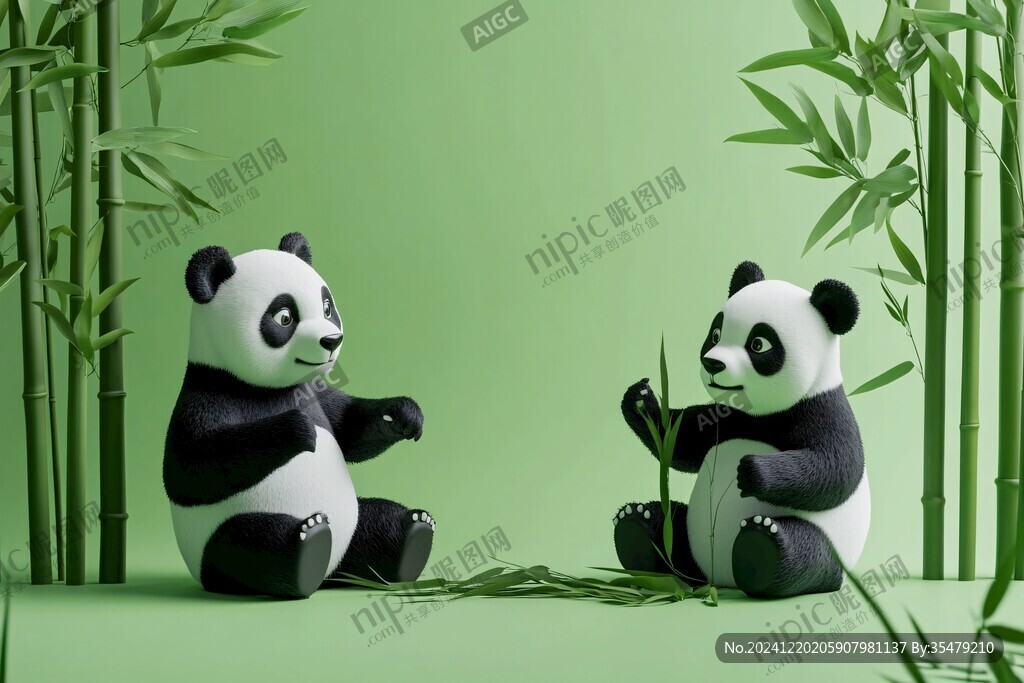 卡通熊猫壁纸