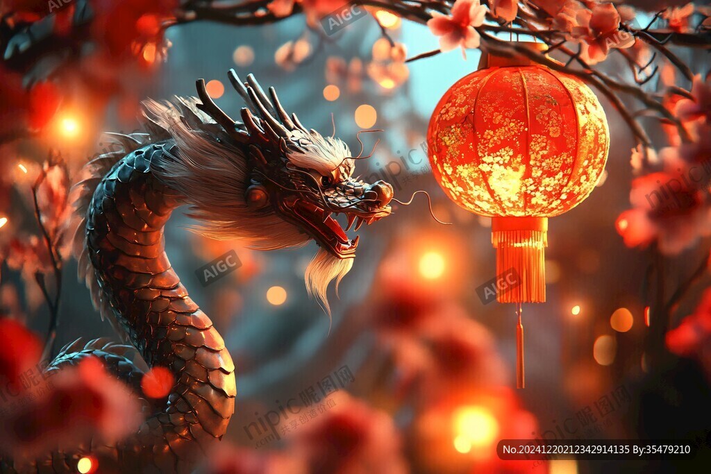 龙年横版插画