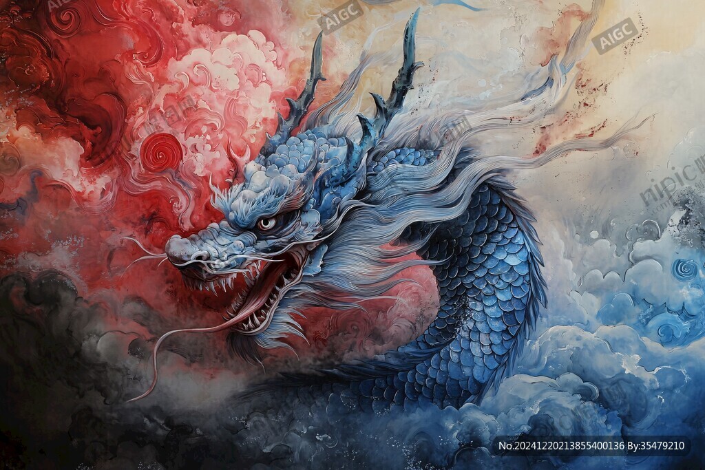 高清唯美双龙戏珠