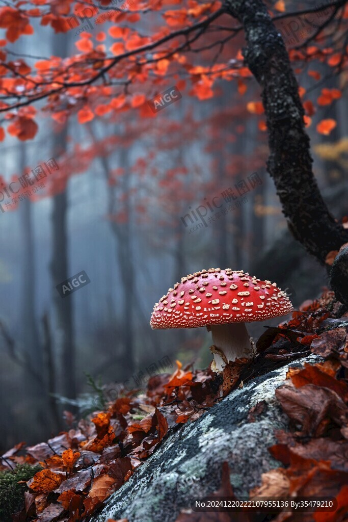 唯美森林野生菌