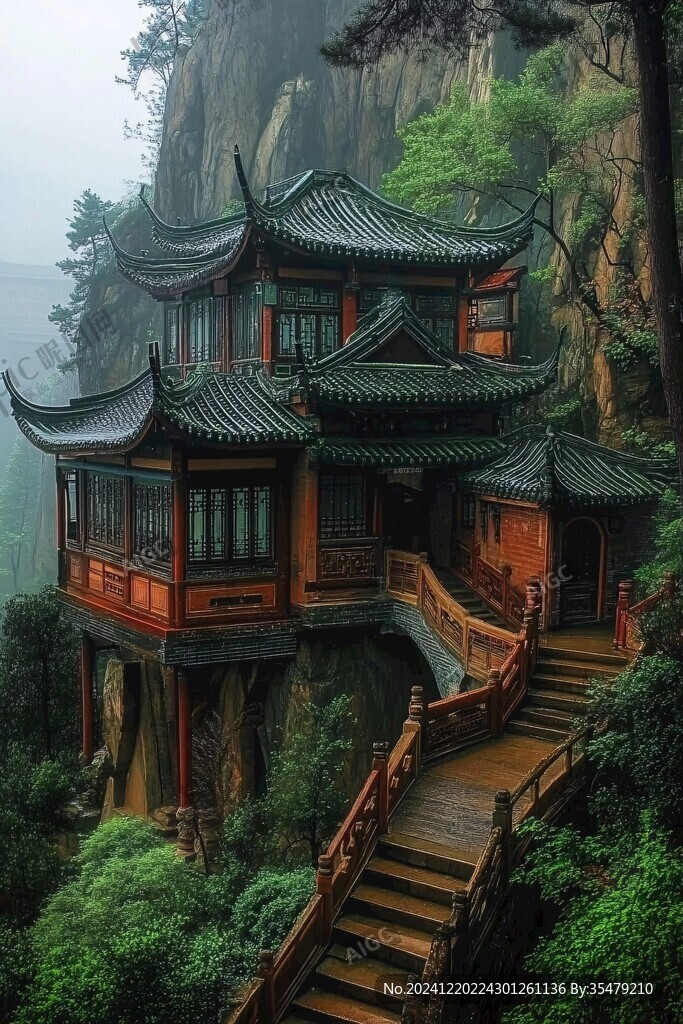 仙境亭台楼阁