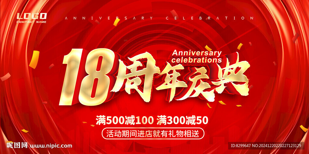 18周年