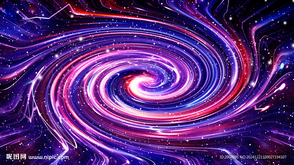 炫彩漩涡星空