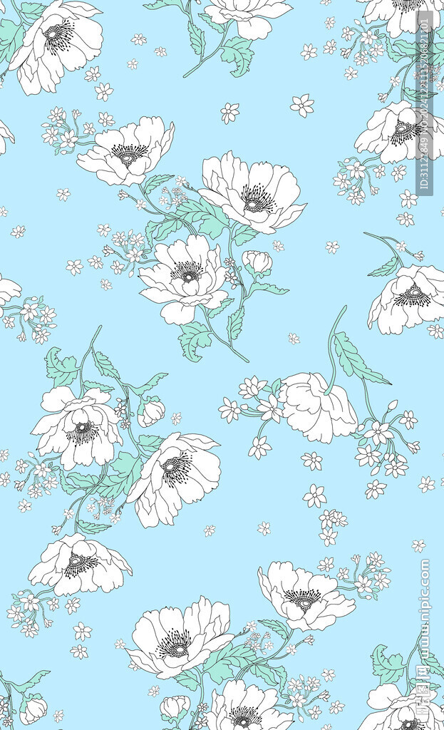 手绘花