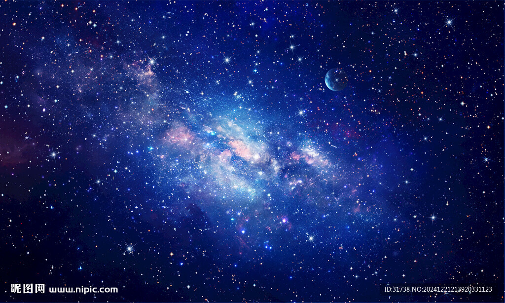 蓝色星空天花软膜