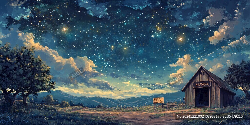 满天繁星主题