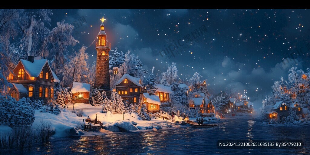 3d雪景