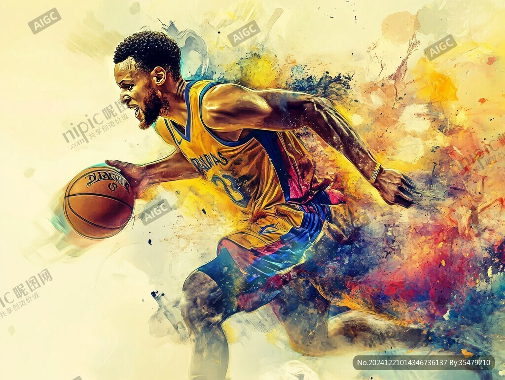 nba插画