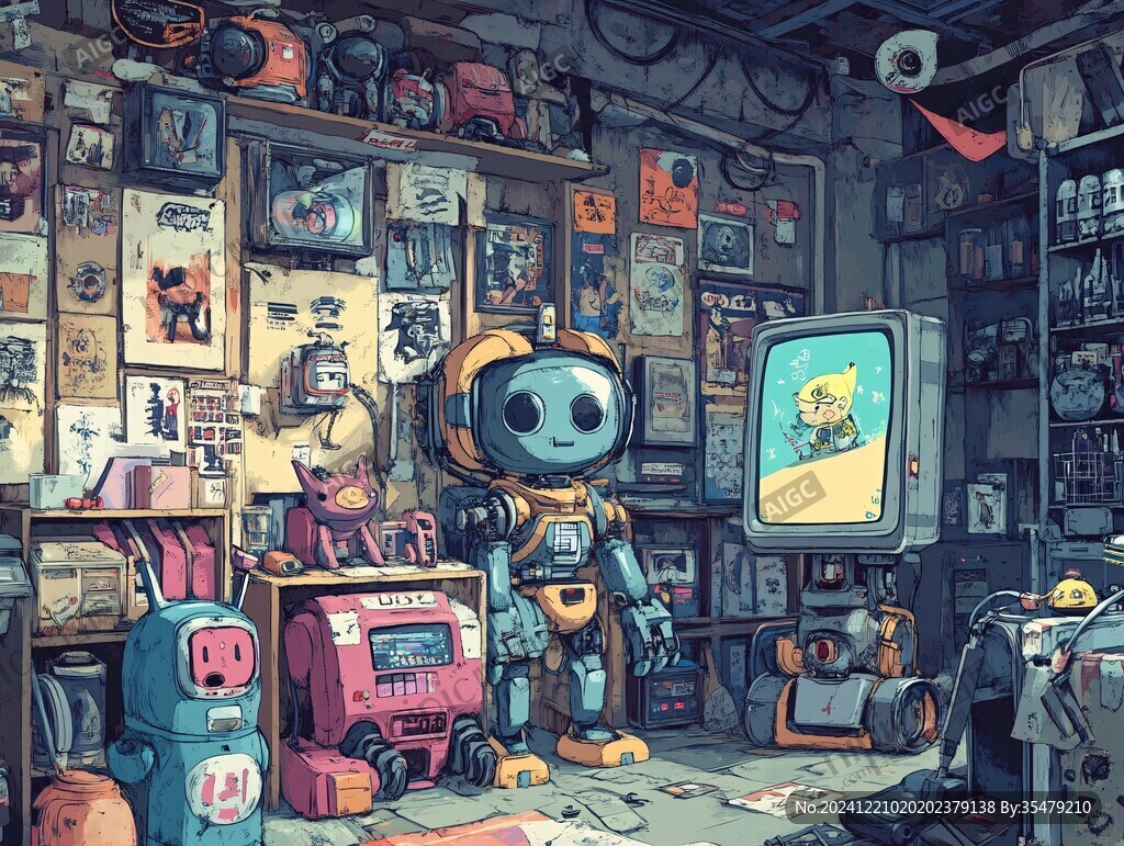 科幻题材插画