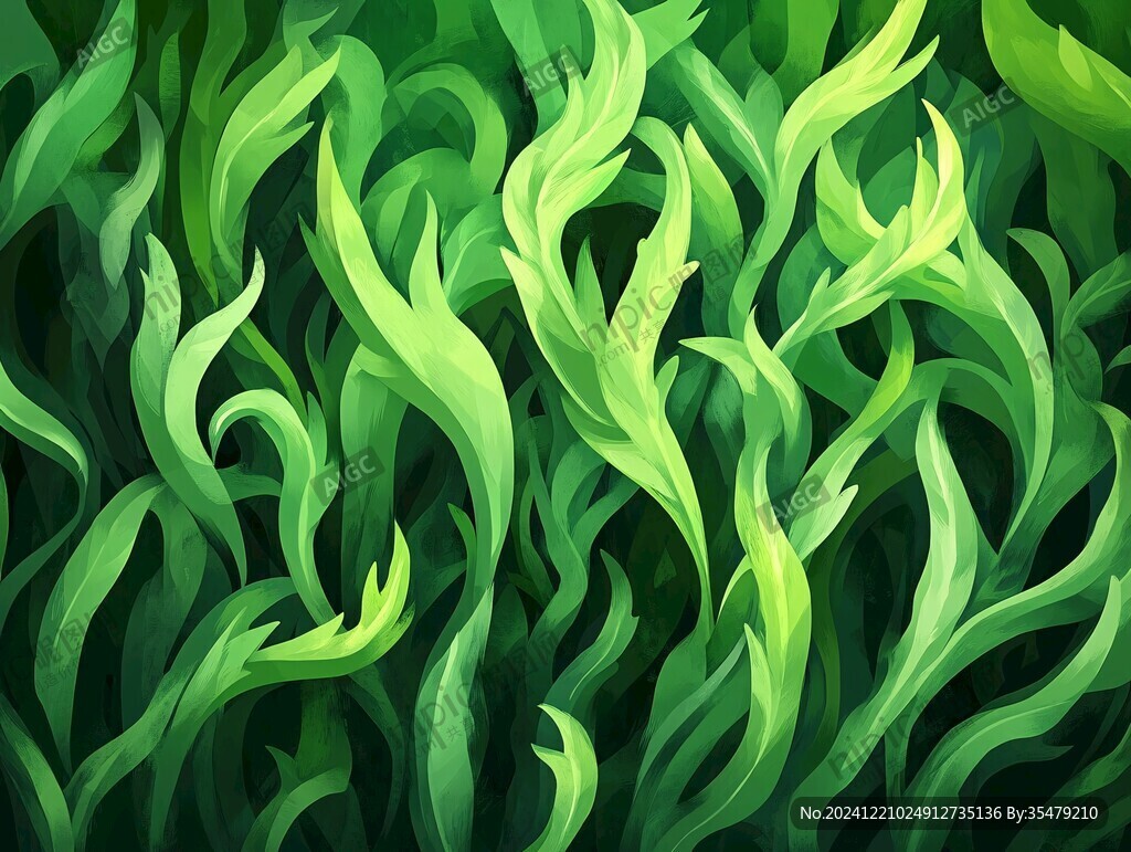 海藻插画