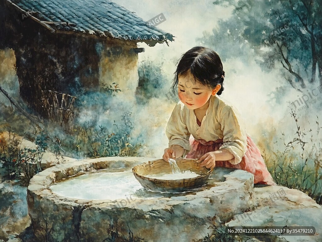 小朋友油画