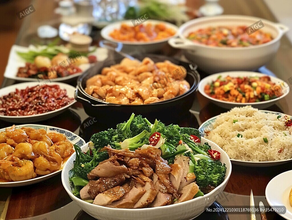 聚餐饭桌