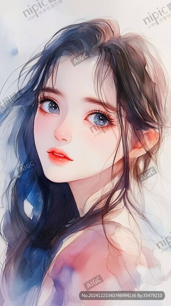 板绘人像