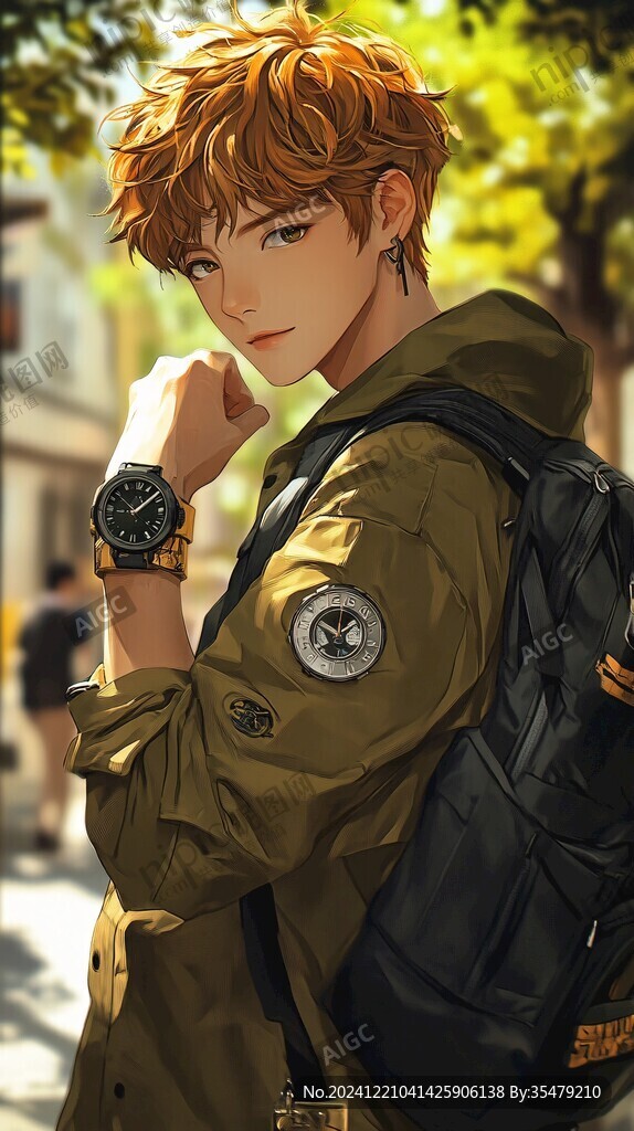 插画男生