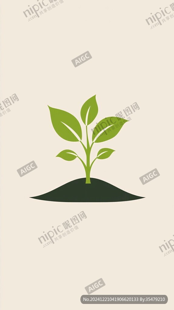 树苗标志设计