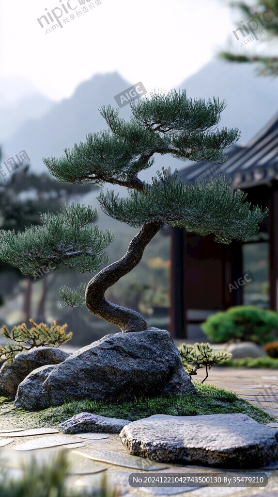 禅境松叶小品