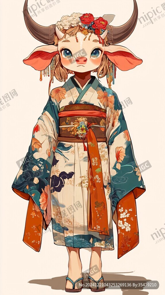 丑牛拟人
