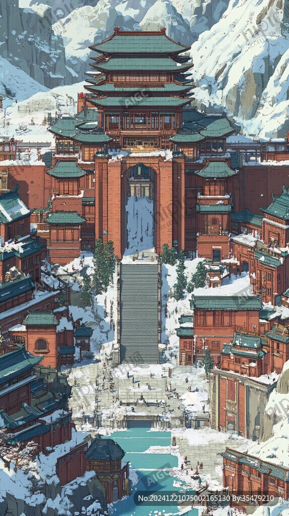 神武门插画