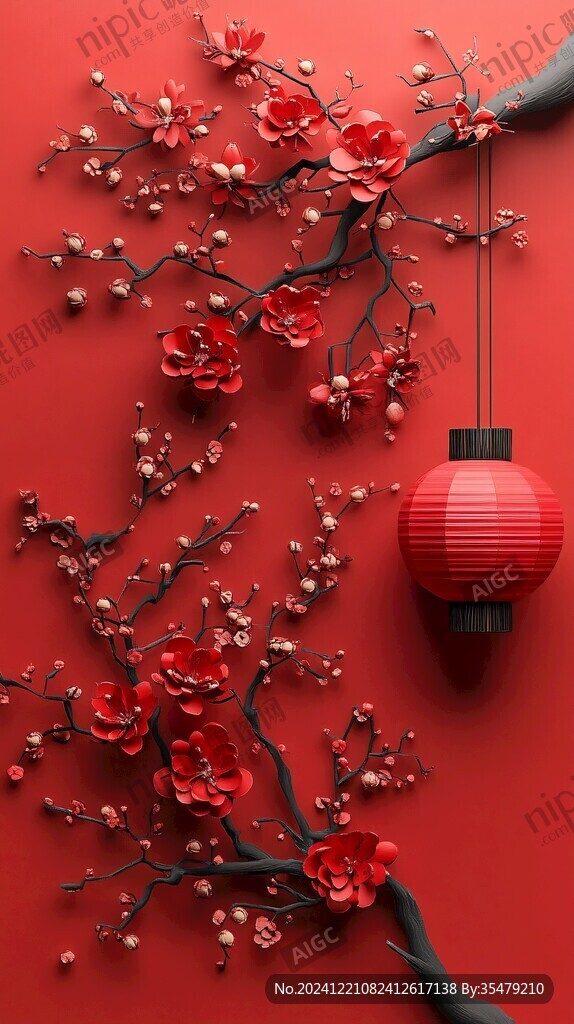大气梅花