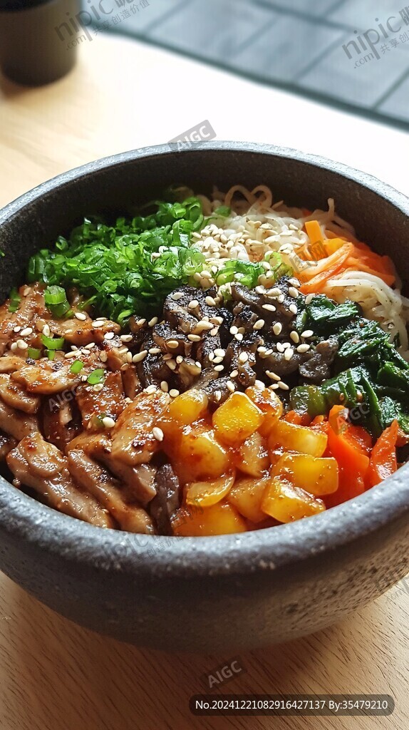 石烧牛肉乌冬面拌饭