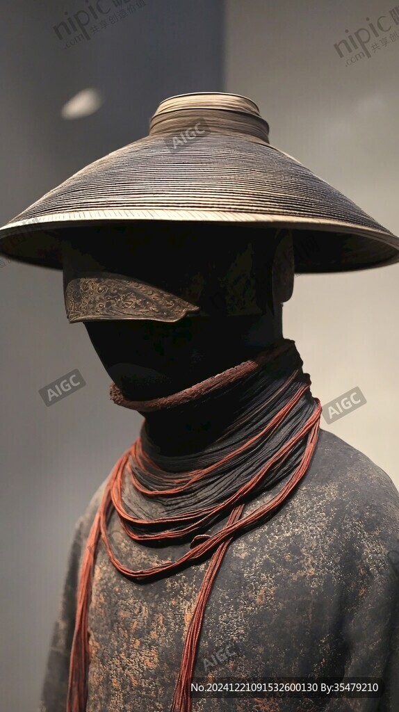 毡帽俑
