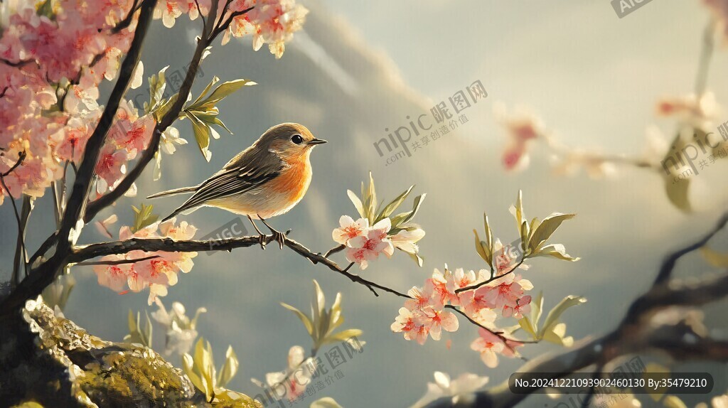 春天花鸟壁纸
