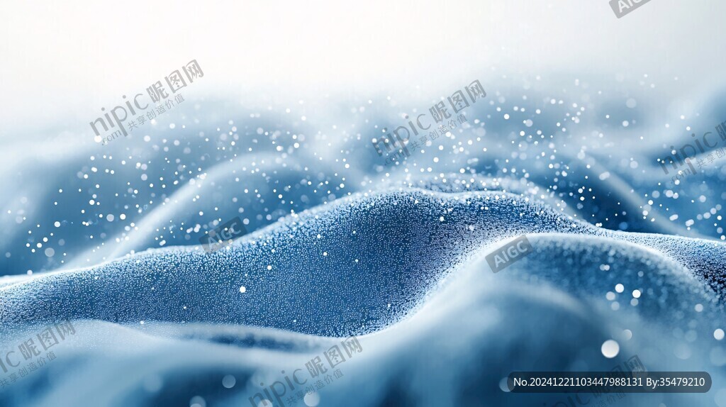 梦幻抽象雪山