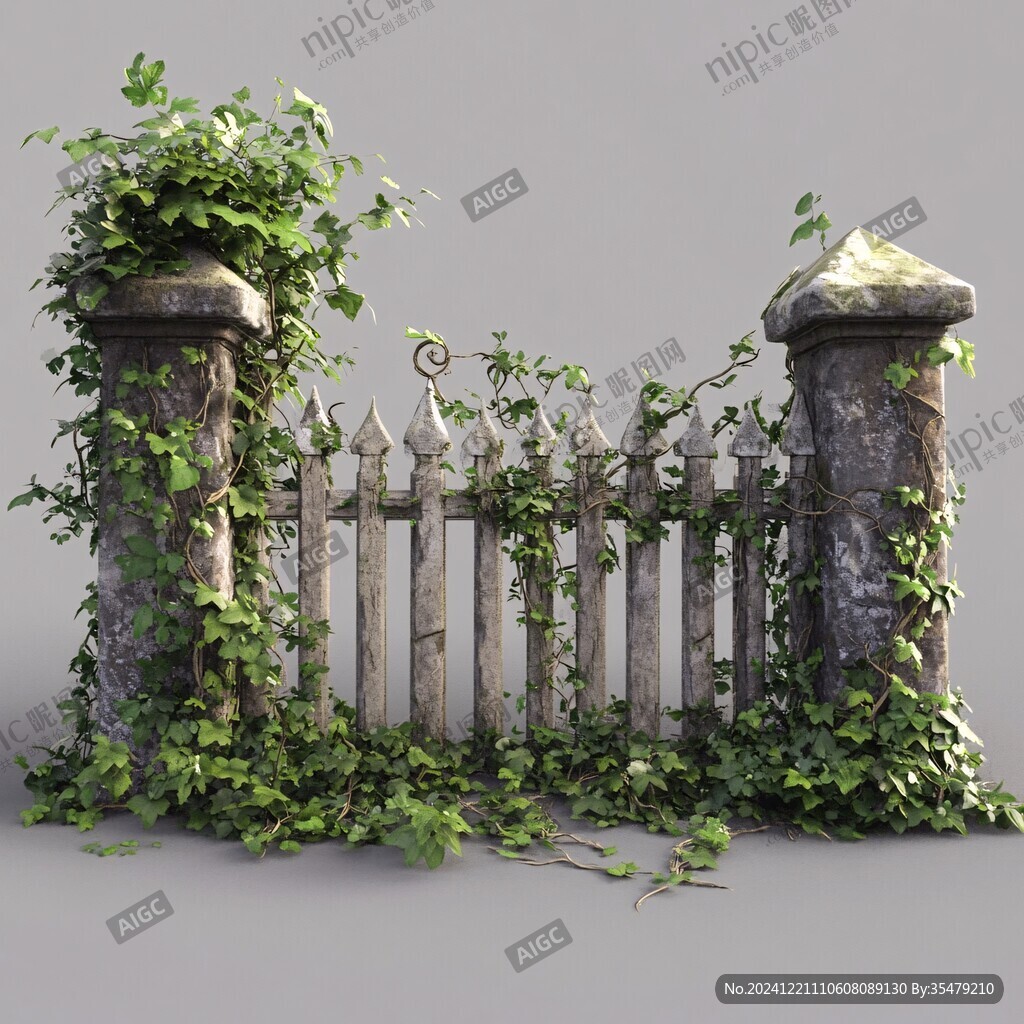 绿色植物大门