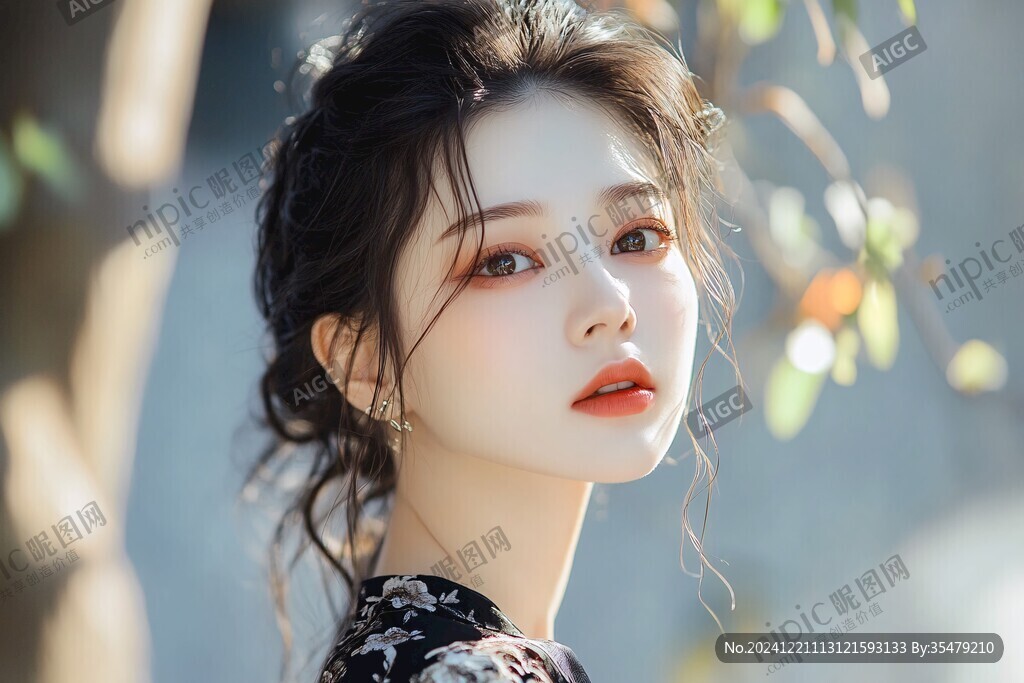 仙气清冷少女壁纸图片