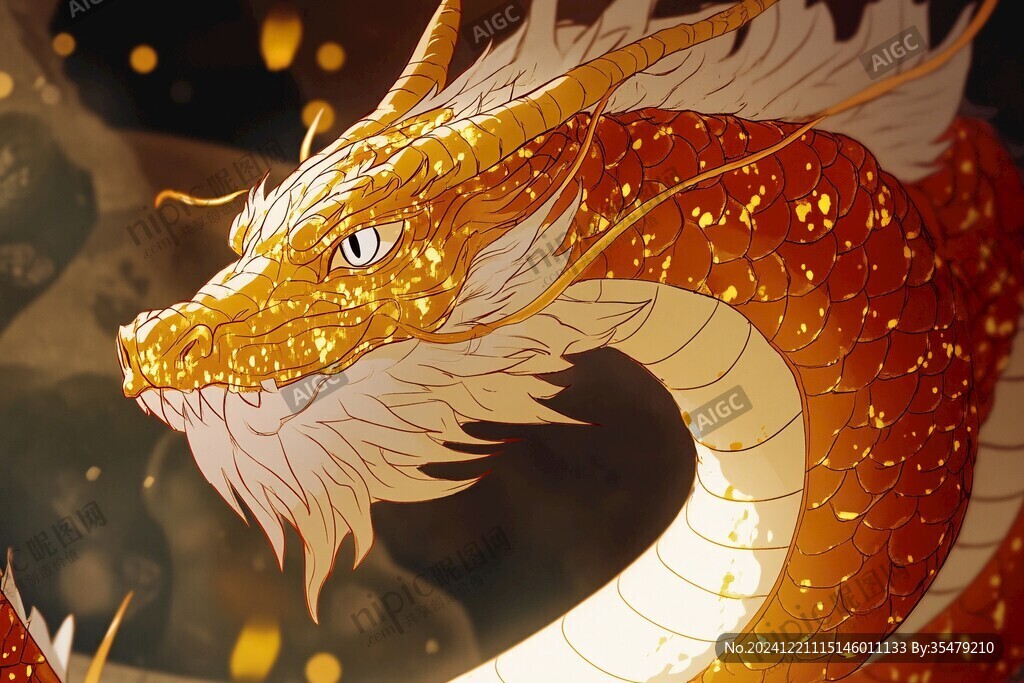 龙年横版插画