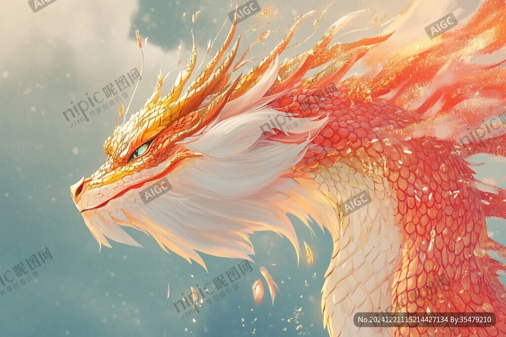 龙年横版插画