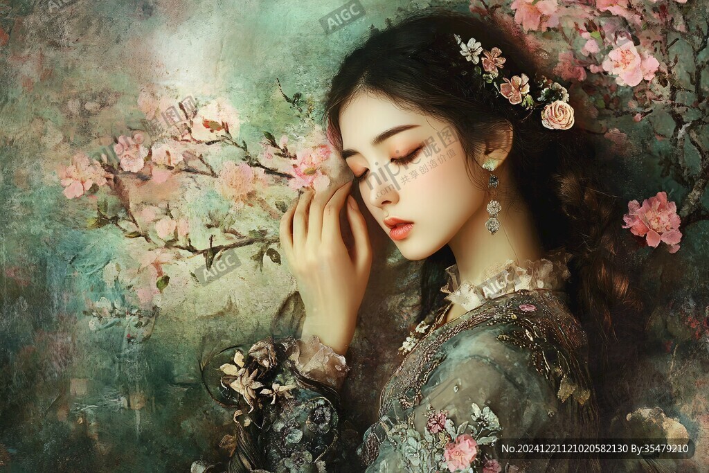 唯美意境古典美女