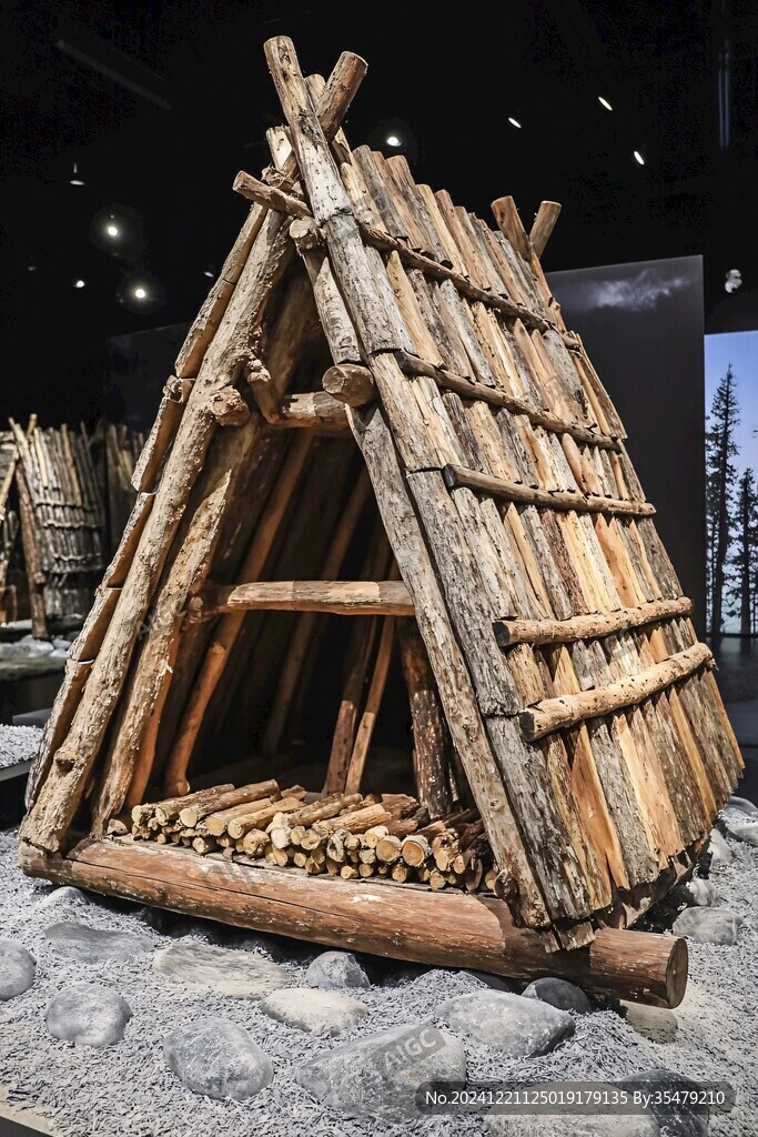 河姆渡房屋构件