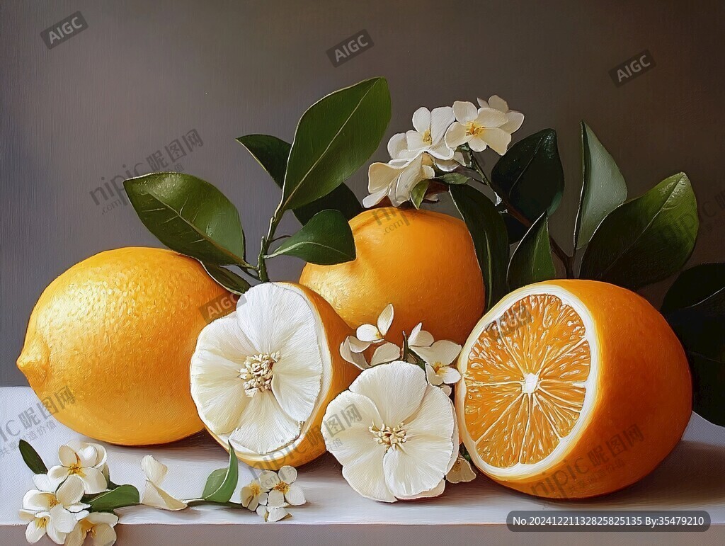 砂糖橘插画设计